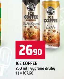ICE COFFEE 250 ml vybrané druhy