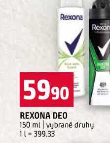 REXONA DEO 150 ml vybrané druhy