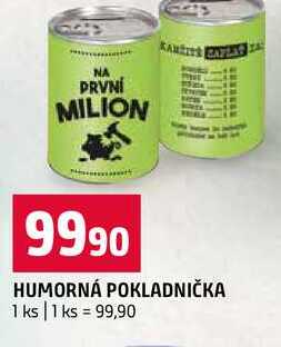 HUMORNÁ POKLADNIČKA 1 ks