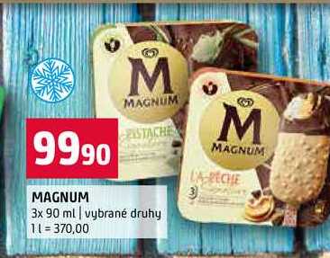 MAGNUM 3x 90 ml vybrané druhy