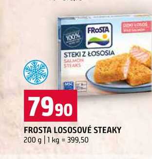 FROSTA LOSOSOVÉ STEAKY 200 g 