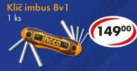 Klíč imbus 8v1 