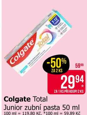 Colgate Junior zubní pasta 50 ml