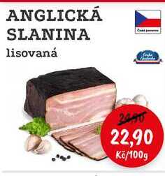 ANGLICKÁ SLANINA lisovaná 100g 