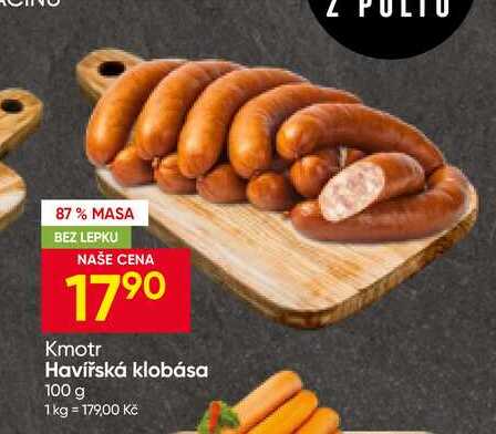 Kmotr Havířská klobása 100 g