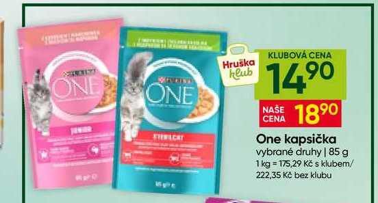 Purina One kapsička vybrané druhy 85 g