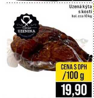 Uzená kýta s kostí 100g