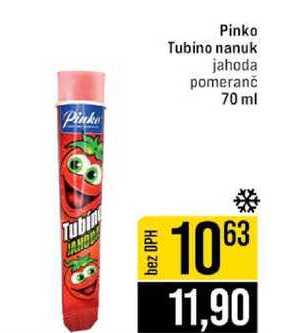 Pinko Tubino nanuk jahoda pomeranč 70 ml 