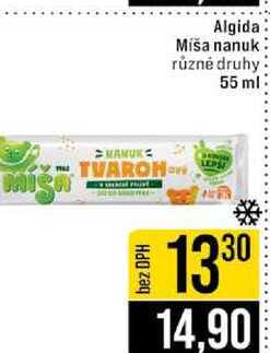 Algida Miša nanuk různé druhy 55 ml 