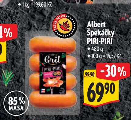  Albert PIRI-PIRI Spekáčky 480 g 