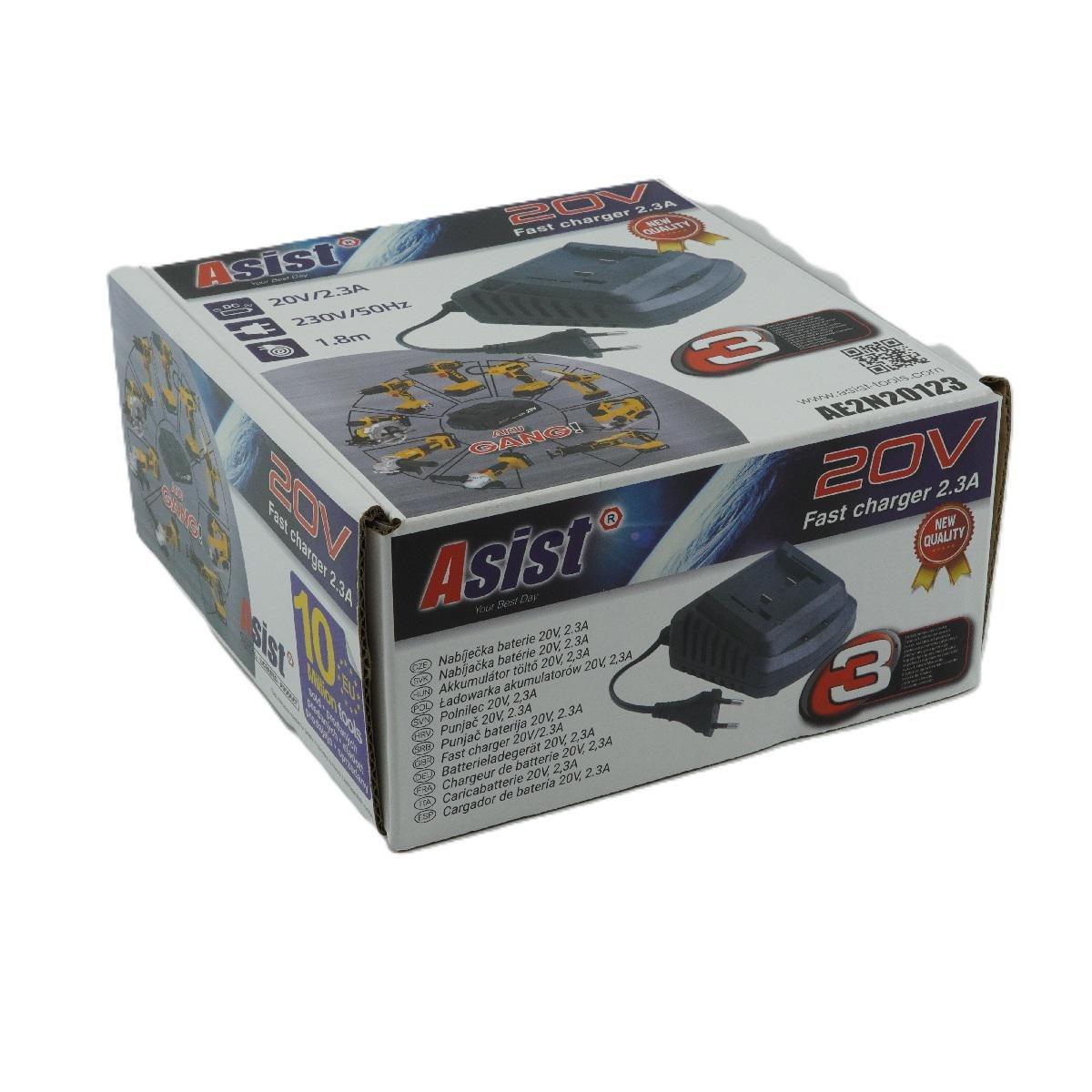 Nabíječka baterií 20 V, 1 KS