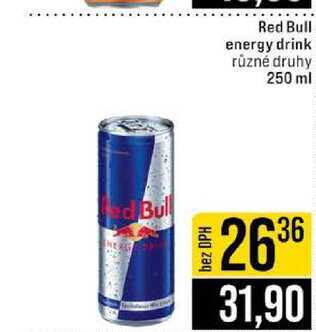 Red Bull energy drink různé druhy 250 ml 