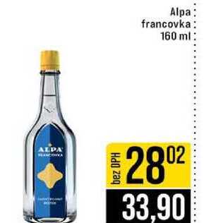 Alpa francovka 160 ml