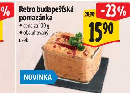 Retro budapešťská pomazánka  100 g
