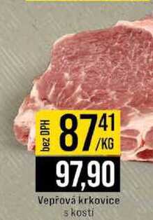 Vepřová krkovice s kosti 1kg