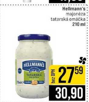 Hellmann's majonéza tatarská omáčka 210 ml