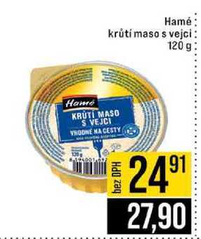 Hamé krůtí maso s vejci 120 g