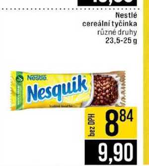 Nestlé cereální tyčinka různé druhy 23,5-25g 