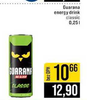 Guarana energy drink classic 0,25l