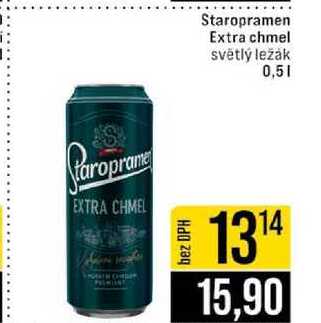 Staropramen Extra chmel světlý ležák 0,5l