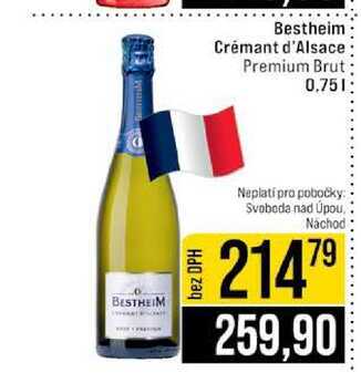 Bestheim Crémant d'Alsace Premium Brut 0.75l