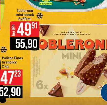 Toblerone mini nanuk 6x50 ml 