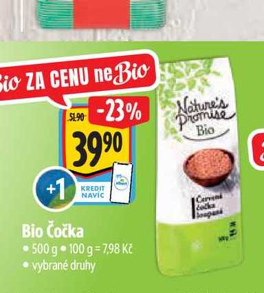   Bio Čočka 500 g 