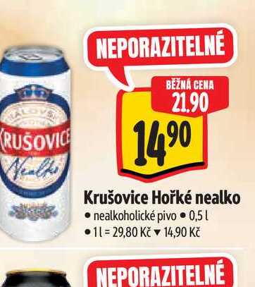   Krušovice Hořké nealko 0,5 l