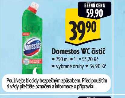   Domestos WC čistič  750 ml 