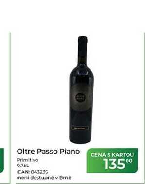 Oltre Passo Piano Primitivo 0,75l