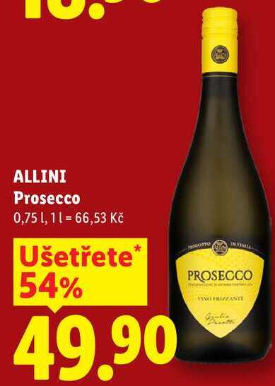 ALLINI Prosecco, 0,75 l