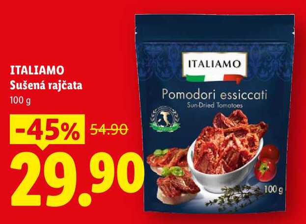 ITALIAMO Sušená rajčata, 100 g 