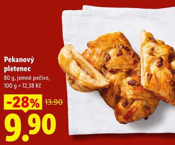 Pekanový pletenec, 80 g