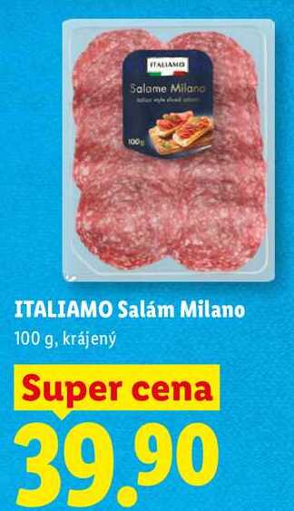 ITALIAMO Salám Milano, 100 g