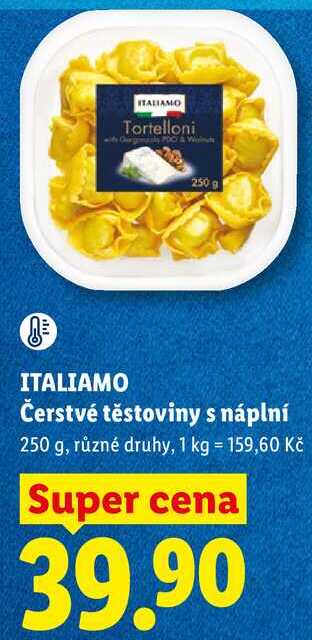 ITALIAMO Čerstvé těstoviny s náplní, 250 g