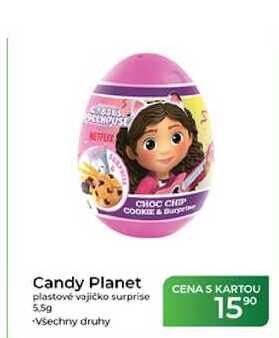 Candy Planet plastové vajíčko surprise 5,5g