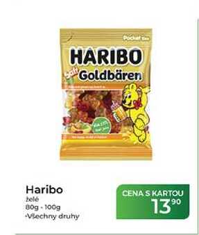 Haribo želé 80g-100g