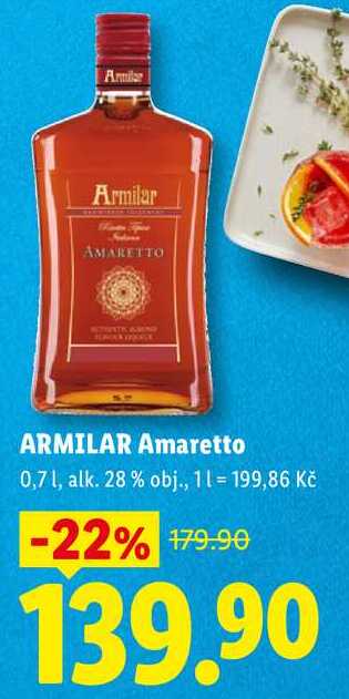 ARMILAR Amaretto, 0,7 l