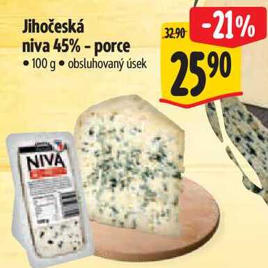 Jihočeská niva 45% - porce, 100 g 