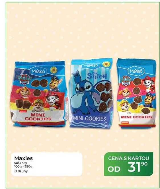 Maxies sušenky 100g - 250g