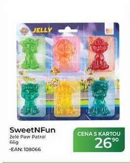 SweetNFun želé Paw Patrol 66g