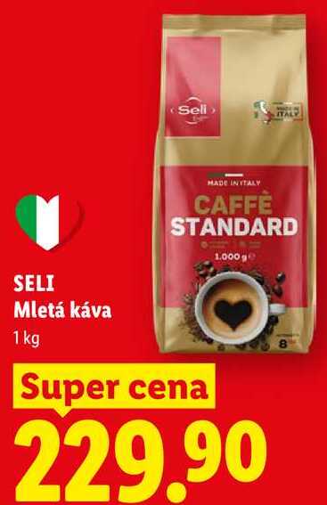 SELI Mletá káva, 1 kg 