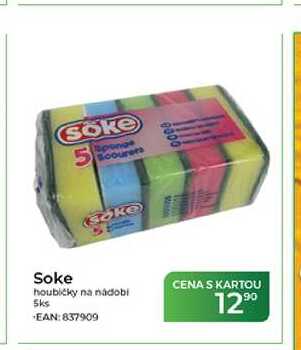 Soke houbičky na nádobí 5ks
