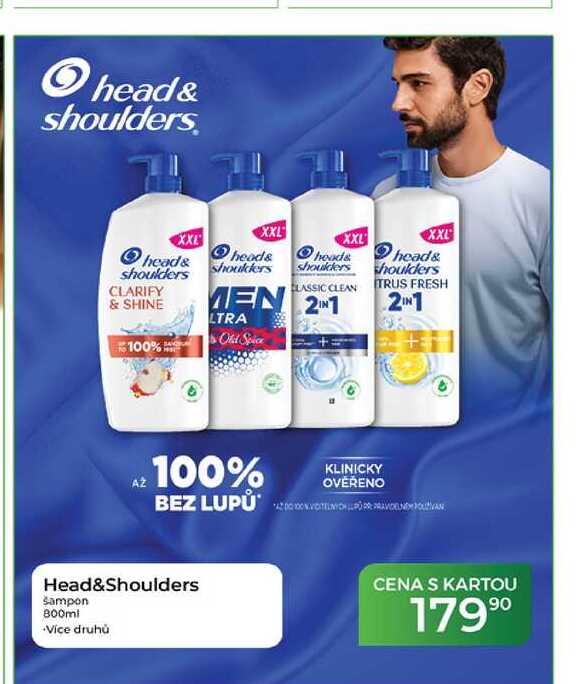 Head & Shoulders šampón 800ml