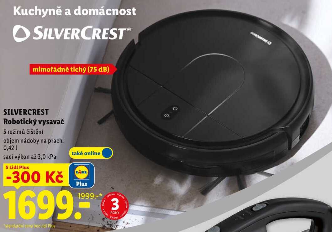 SILVERCREST Robotický vysavač