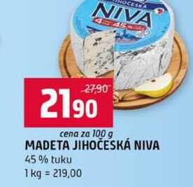 MADETA JIHOČESKÁ NIVA 45% tuku 100g