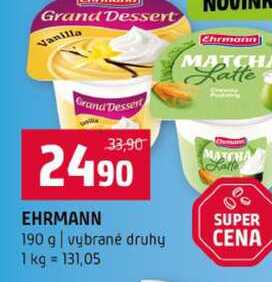 EHRMANN 190 g vybrané druhy 