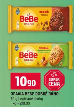 BEBE DOBRÉ RÁNO 50 g vybrané druhy