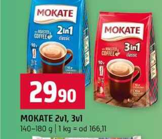 MOKATE 2v1, 3v1 140-180 g 