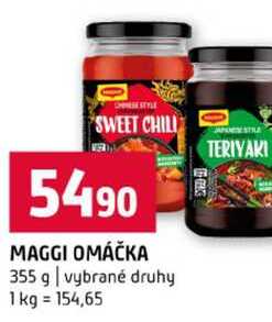 MAGGI OMÁČKA 355 g vybrané druhy 